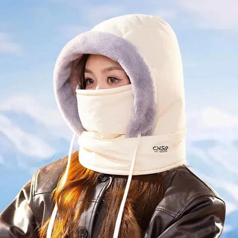 Insulated Windproof Winter Hooded Face-Cover