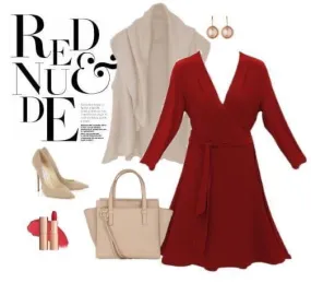 It’s a Wrap Dress in Red Hot