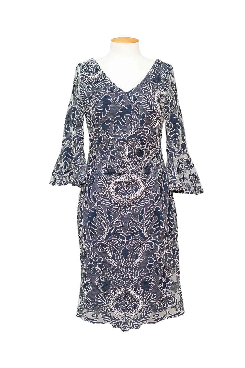 Jesse Harper - JH0285 Flute Sleeve Lace Dress