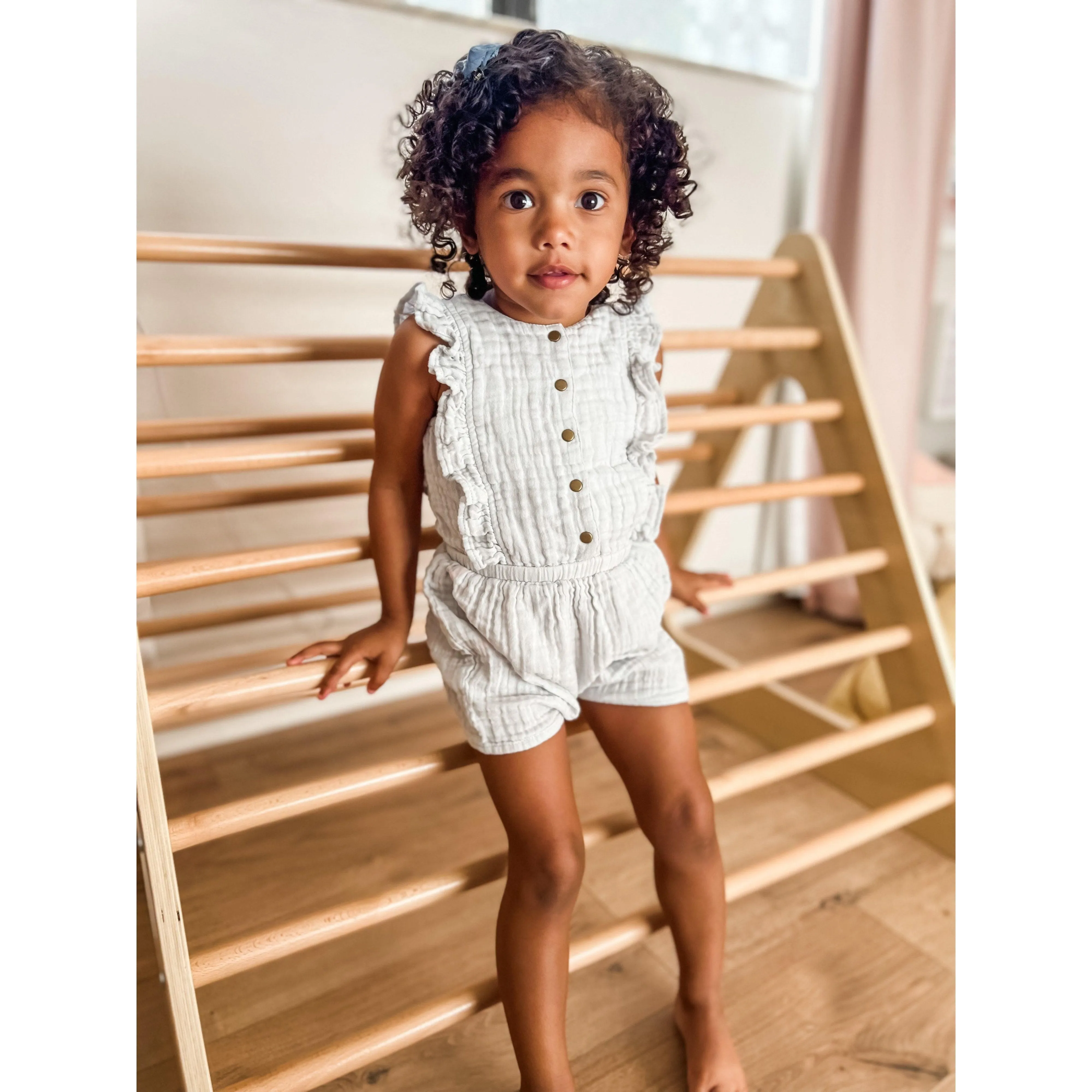 Kids' Muslin Ruffle Jumper