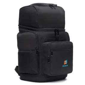 Leakproof Backpack Cooler (17x11x7 In) With Two Insulated Compartment.