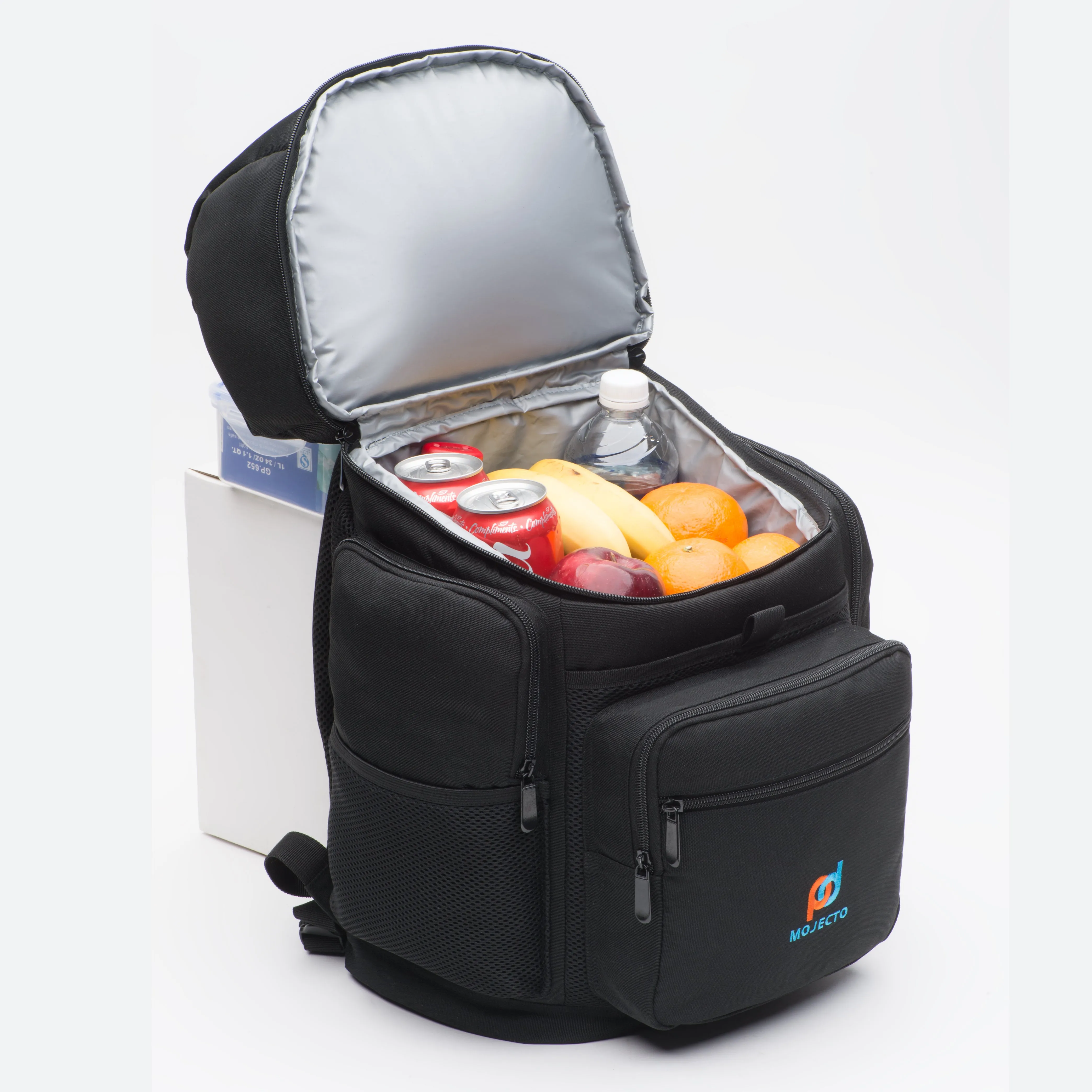 Leakproof Backpack Cooler (17x11x7 In) With Two Insulated Compartment.