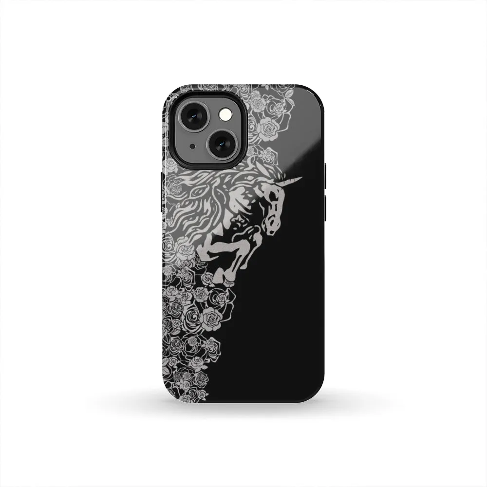 Lee's Excellent Tough Phone Case with Unicorn - Dark Gray