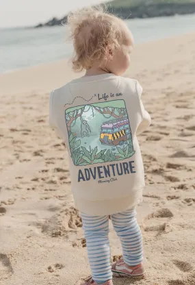 Life Is An Adventure Organic Cotton Childrens Sweatshirt