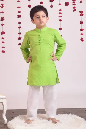 Lime Kurta Set