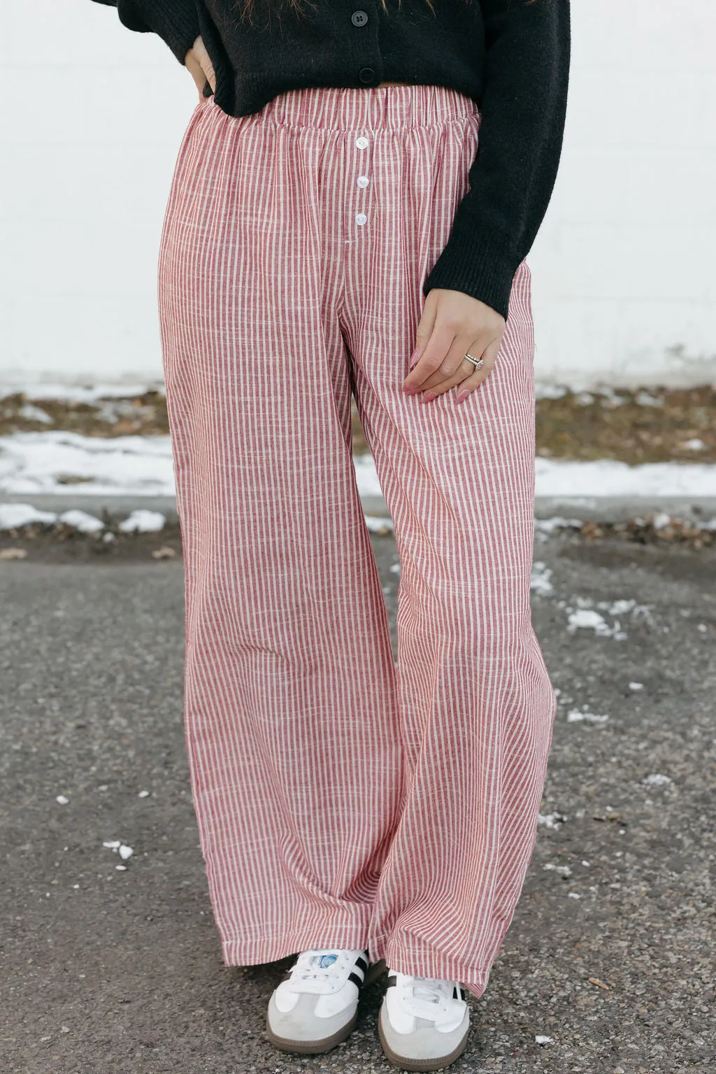 Mallory Pants-Red