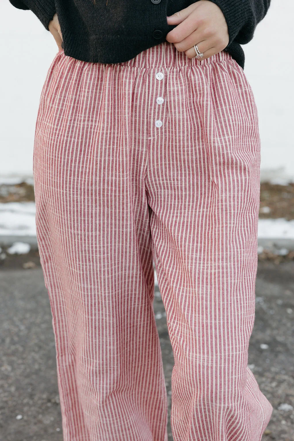 Mallory Pants-Red