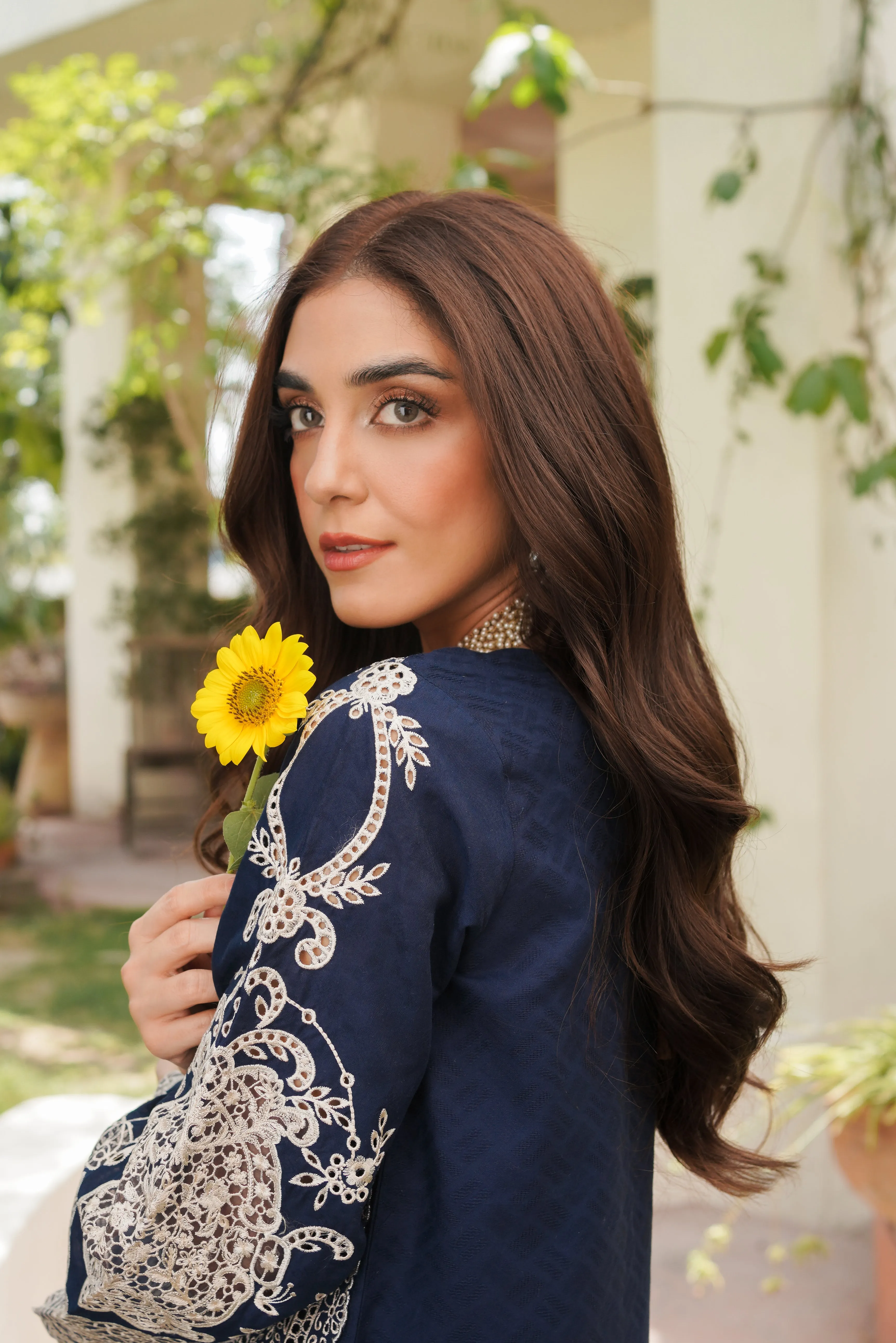 Manara by Maria Asif Baig Luxury Lawn – Sapphire