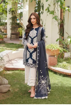 Manara by Maria Asif Baig Luxury Lawn – Sapphire