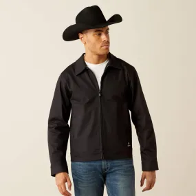 Men's Ariat Stockton Canvas Jacket- Black