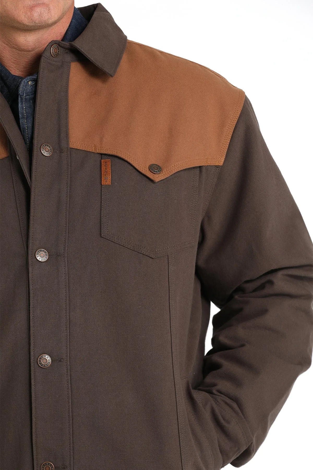 Men's Cinch Canvas Wax Coated Jacket #MWJ1906001