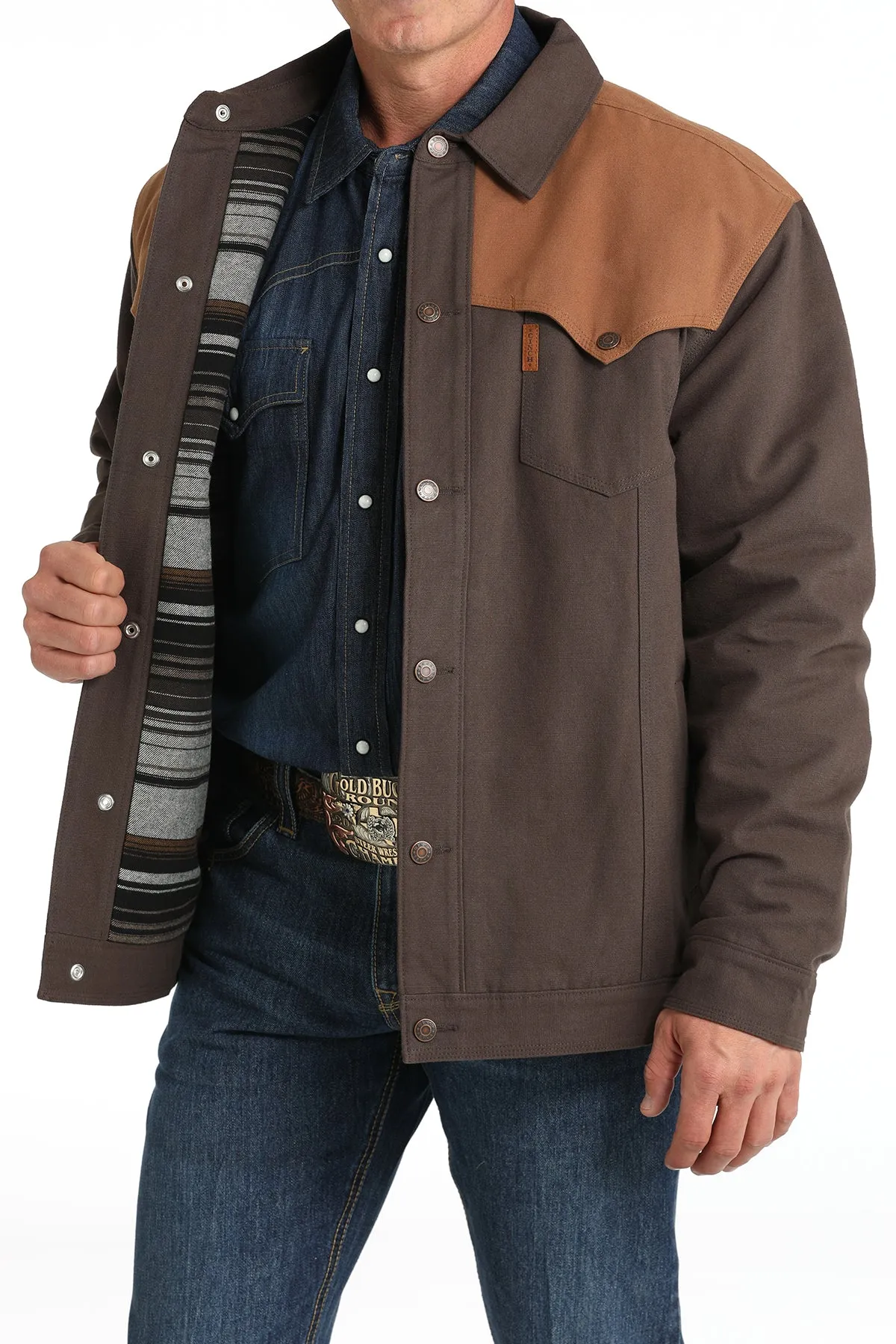 Men's Cinch Canvas Wax Coated Jacket #MWJ1906001