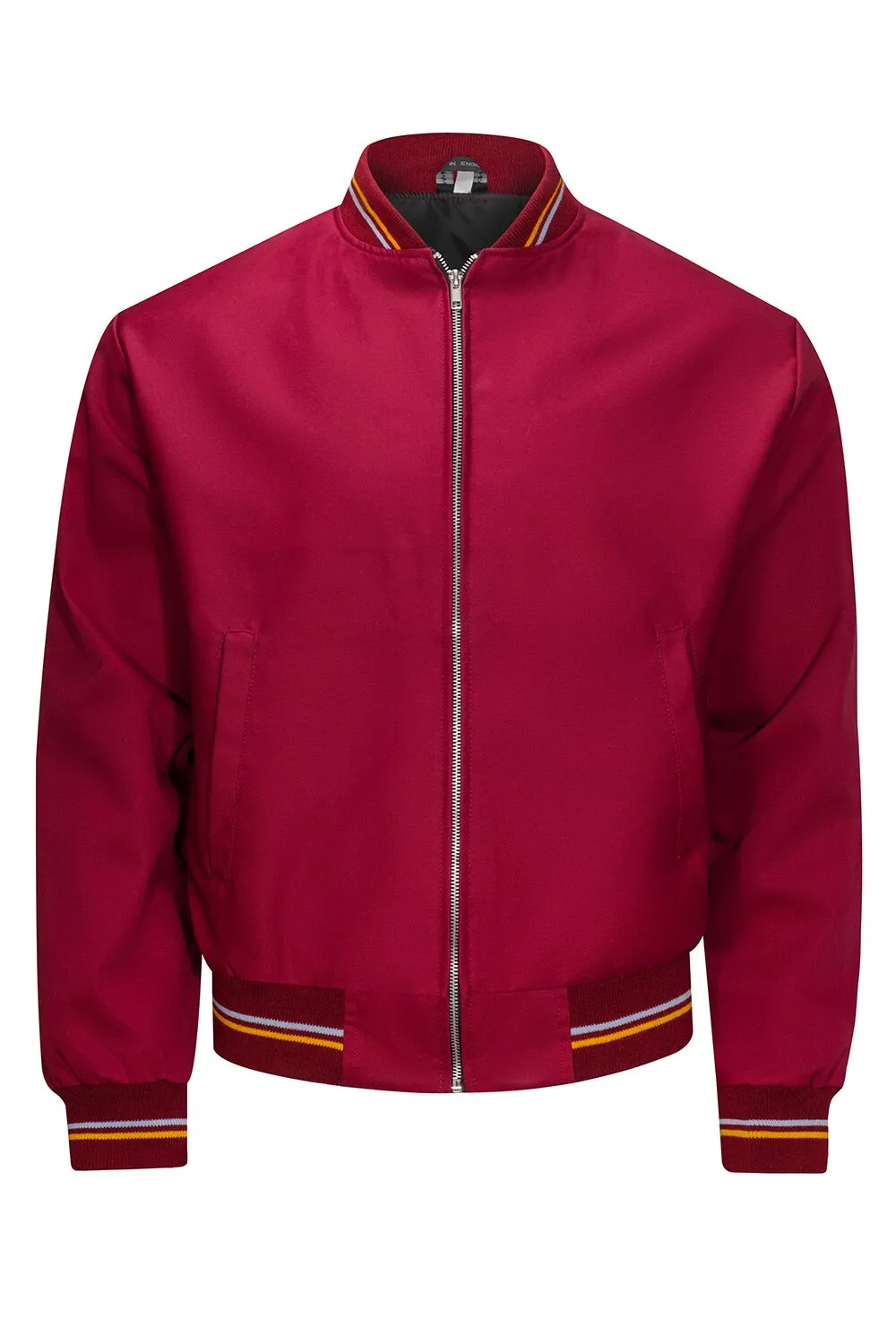 Mens Classic Monkey Jacket - Burgundy