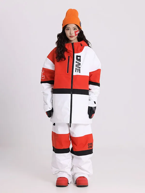 Men's Cosone Winter Forward Colorblock Snow Jacket & Pants Set