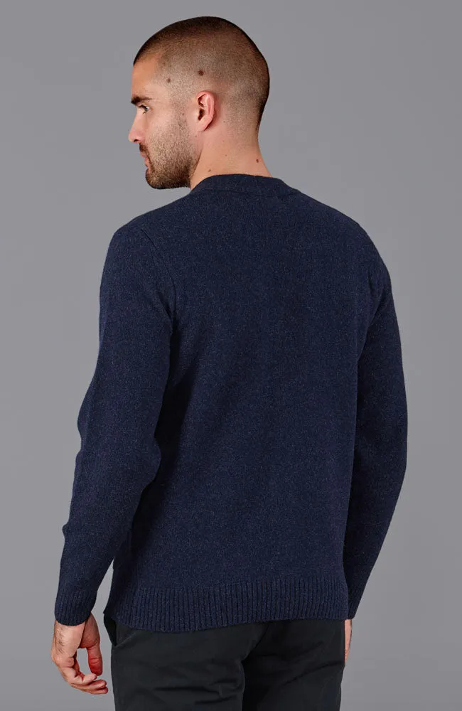 Mens Lambswool Two Pocket Cardigan