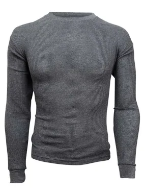 Men's Thermal Long Sleeve Crew Neck Top