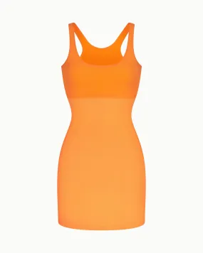 Mesh Swim Mini Dress | Sunset