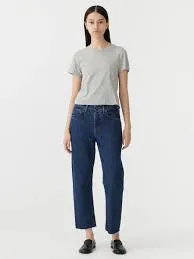 MID RISE SLIM CROP JEAN - BRIGHT INDIGO