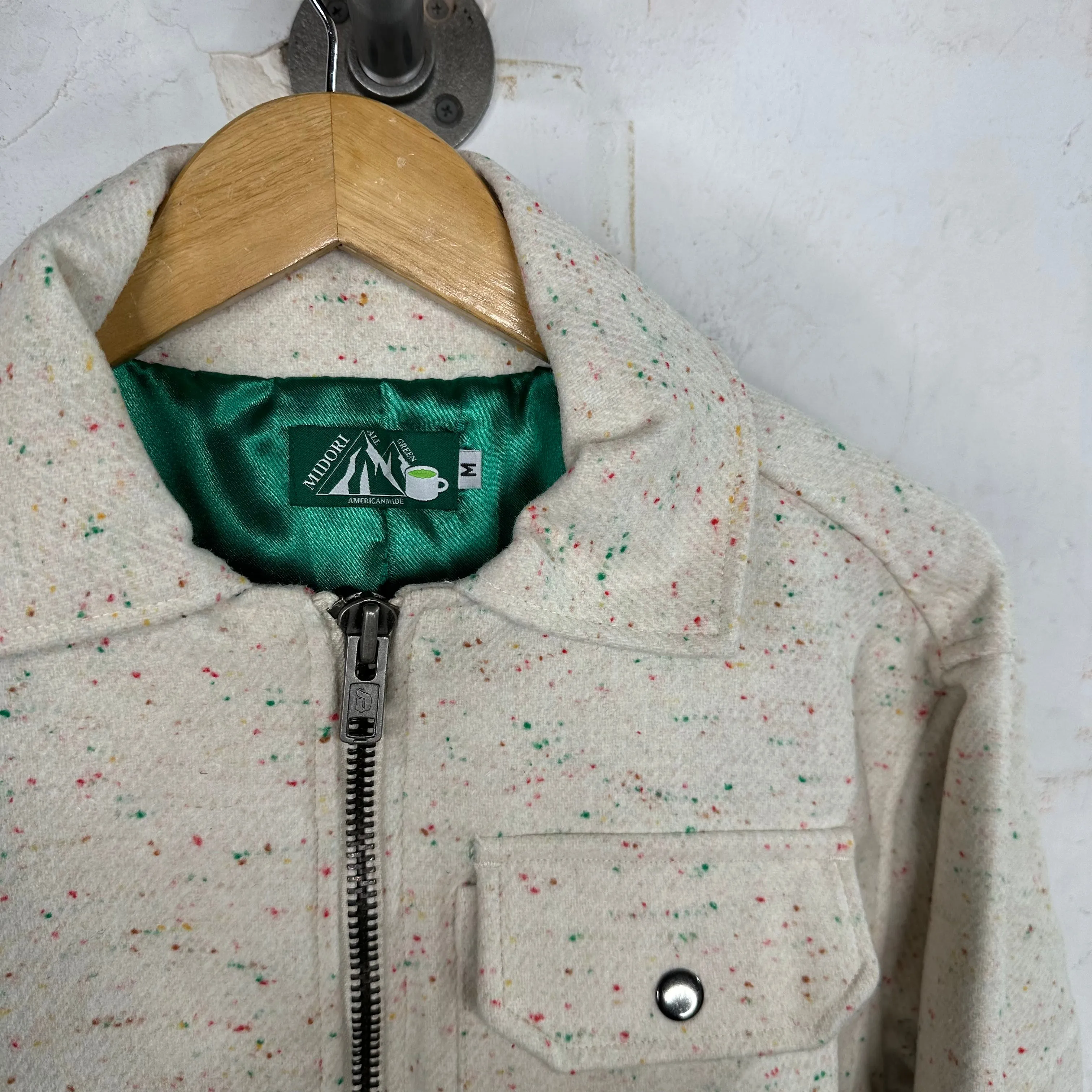 Midori Rainbow Wool Work Jacket