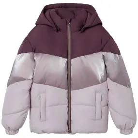 Name it Arctic Dusk Mille Puffer Jacket Block Foil Noos