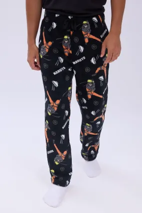 Naruto Printed Plush Pajama Pants