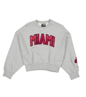 New Era Miami HEAT Women's Boxy Crewneck