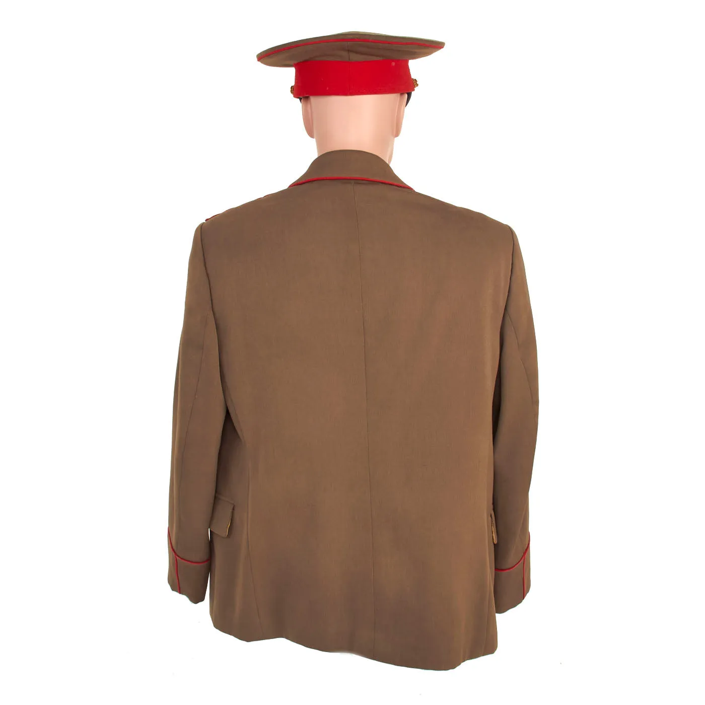 Original Cold War Soviet Major General Dress Uniform with Trousers and Cap - WWII Veteran