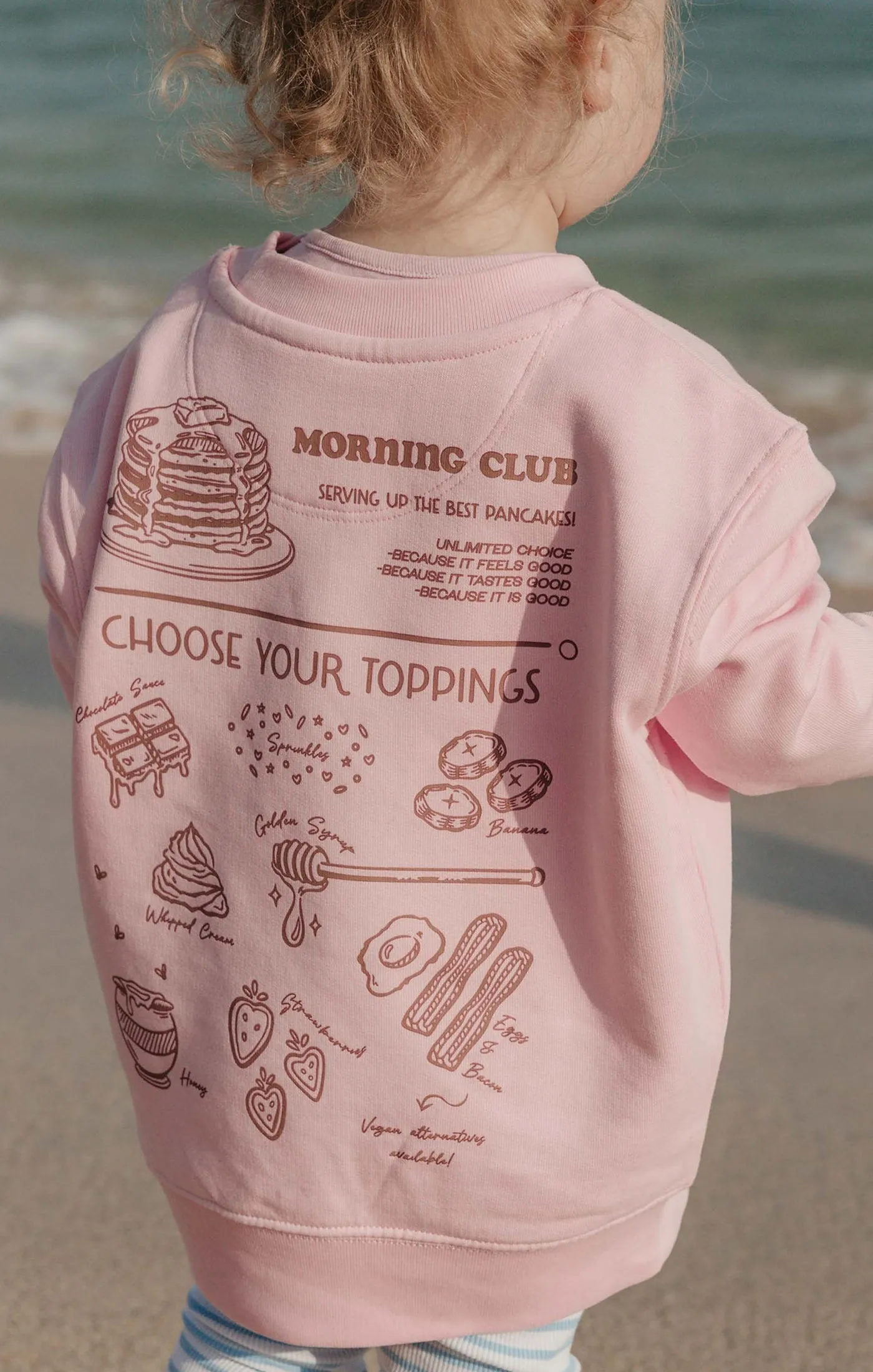 Pancakes Organic Cotton Childrens Sweatshirt