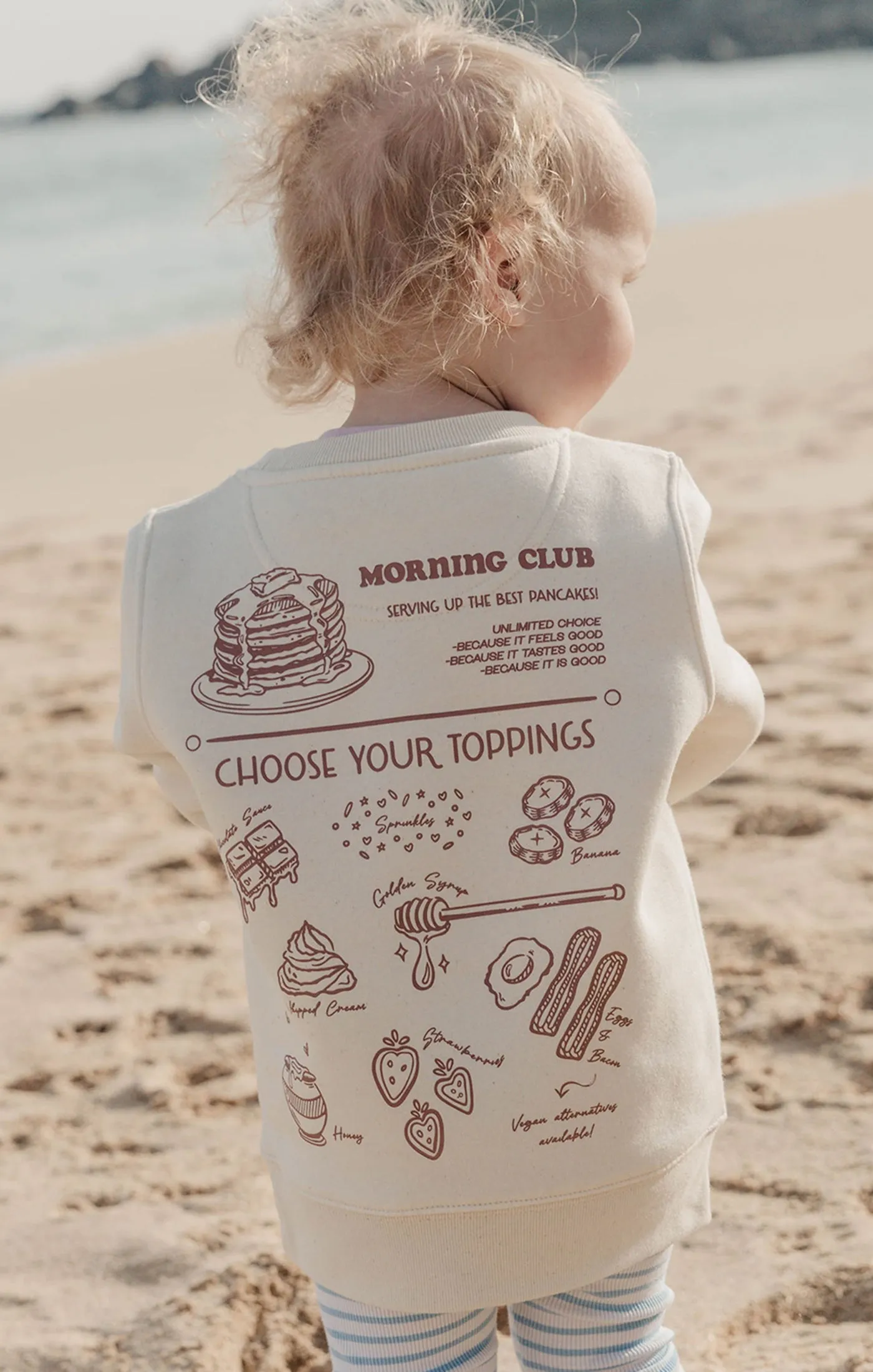 Pancakes Organic Cotton Childrens Sweatshirt