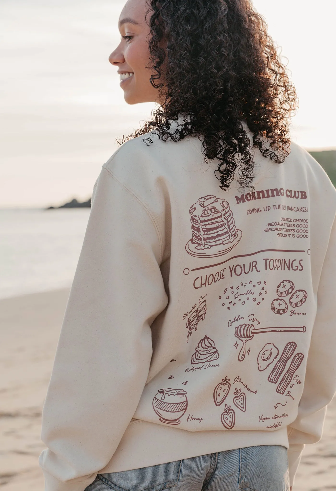 Pancakes Organic Cotton Sweatshirt