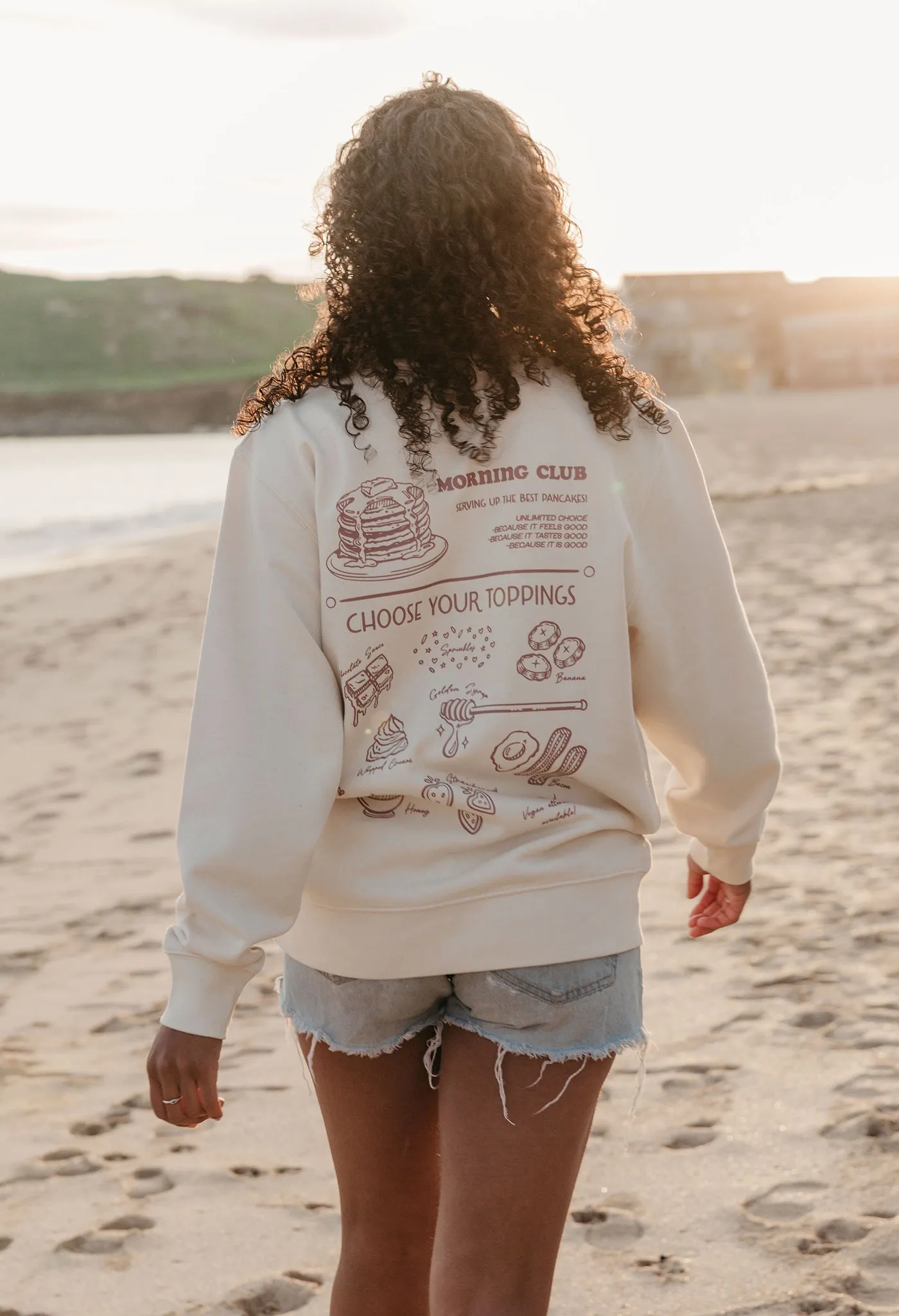 Pancakes Organic Cotton Sweatshirt