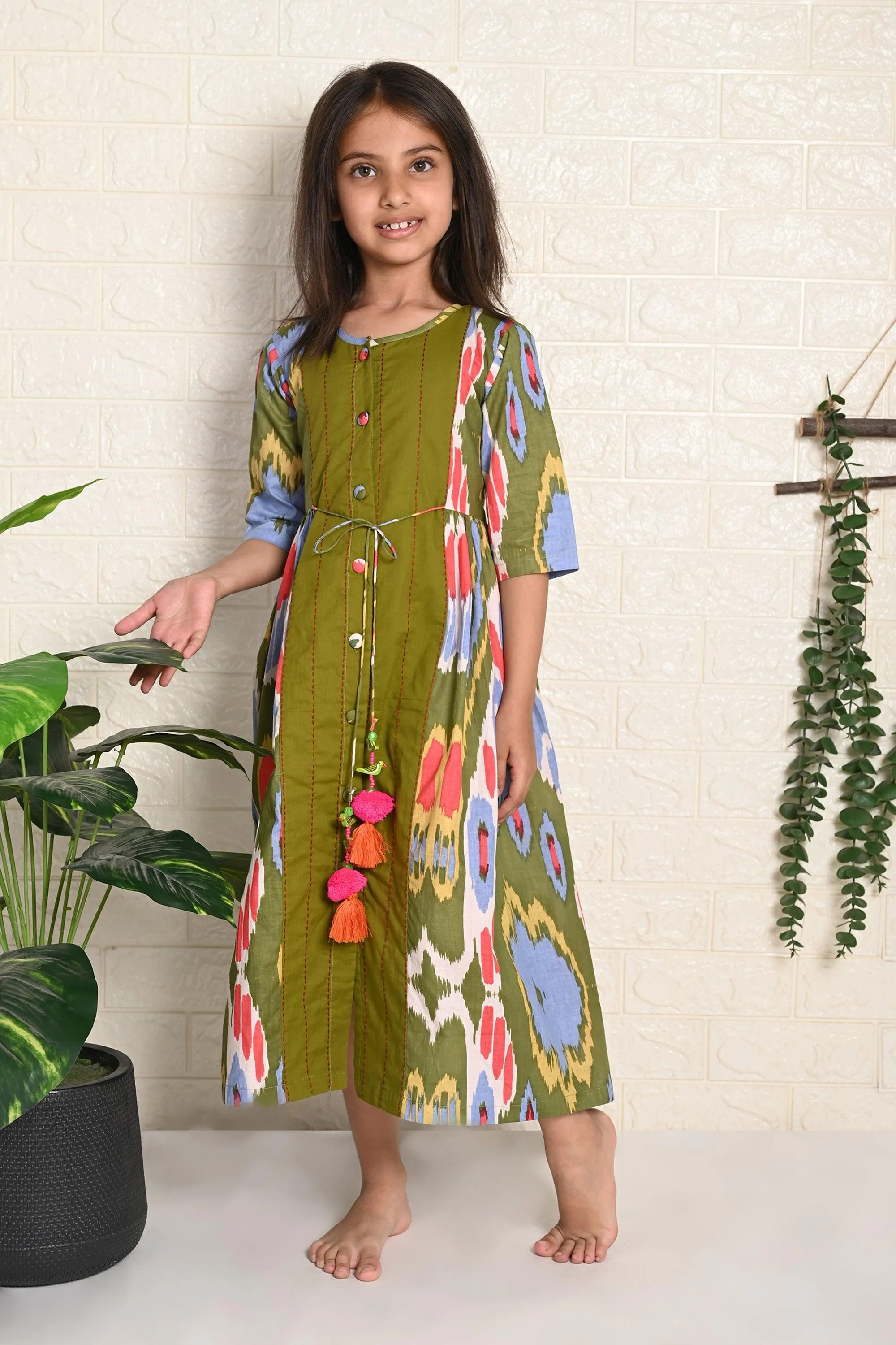 Peasent Ikat Dress