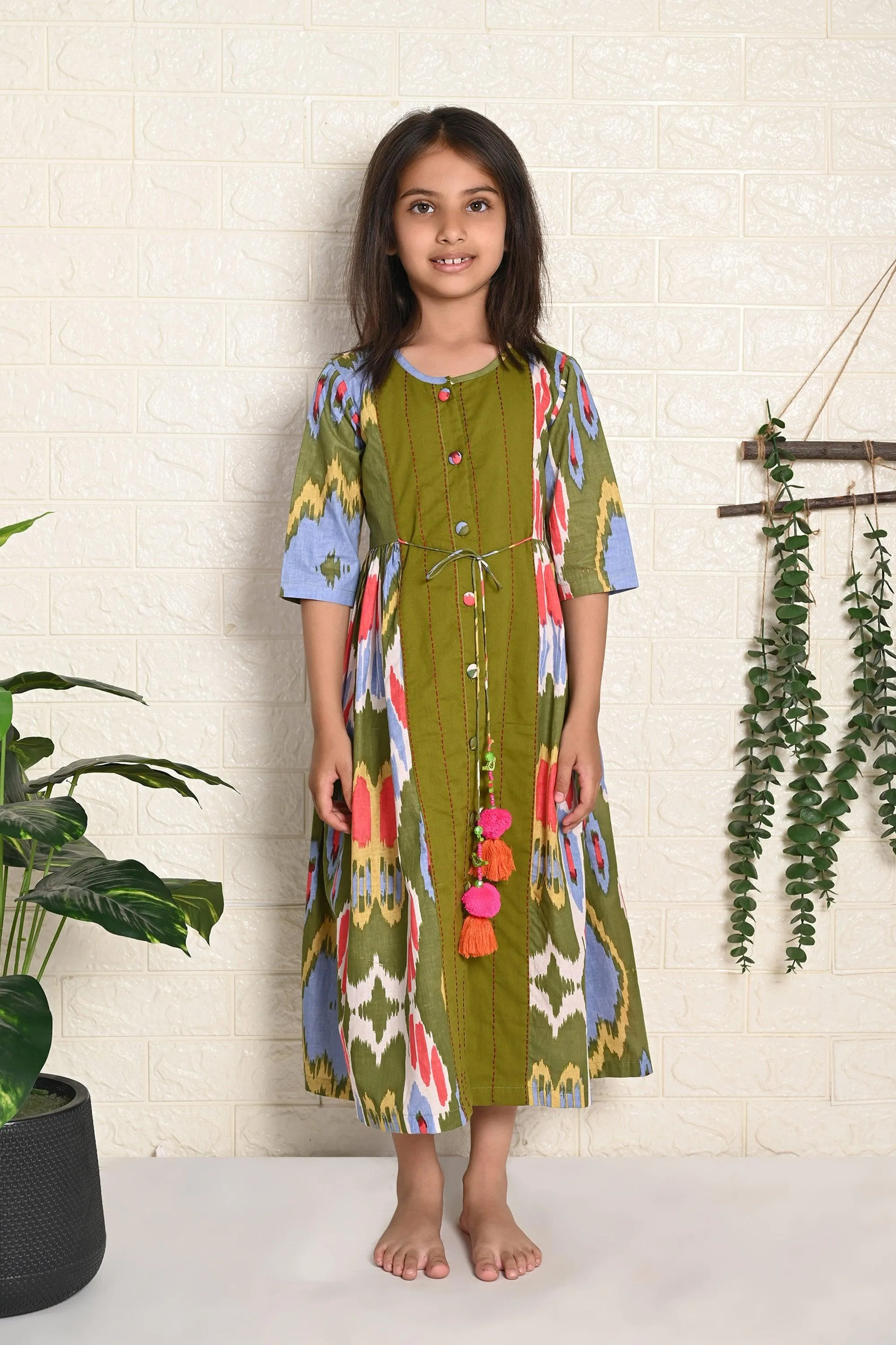 Peasent Ikat Dress