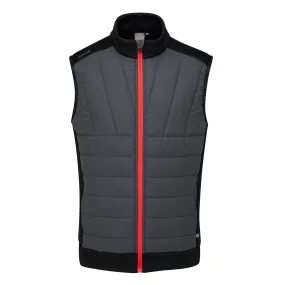 Ping Vernon SensorWarm Full Zip Golf Vest - Asphalt/Black