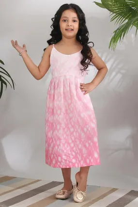 PINK SHIBORI DRESS