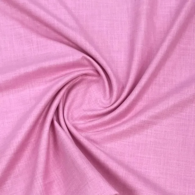 Pink Solid Enfield Cotton Fabric