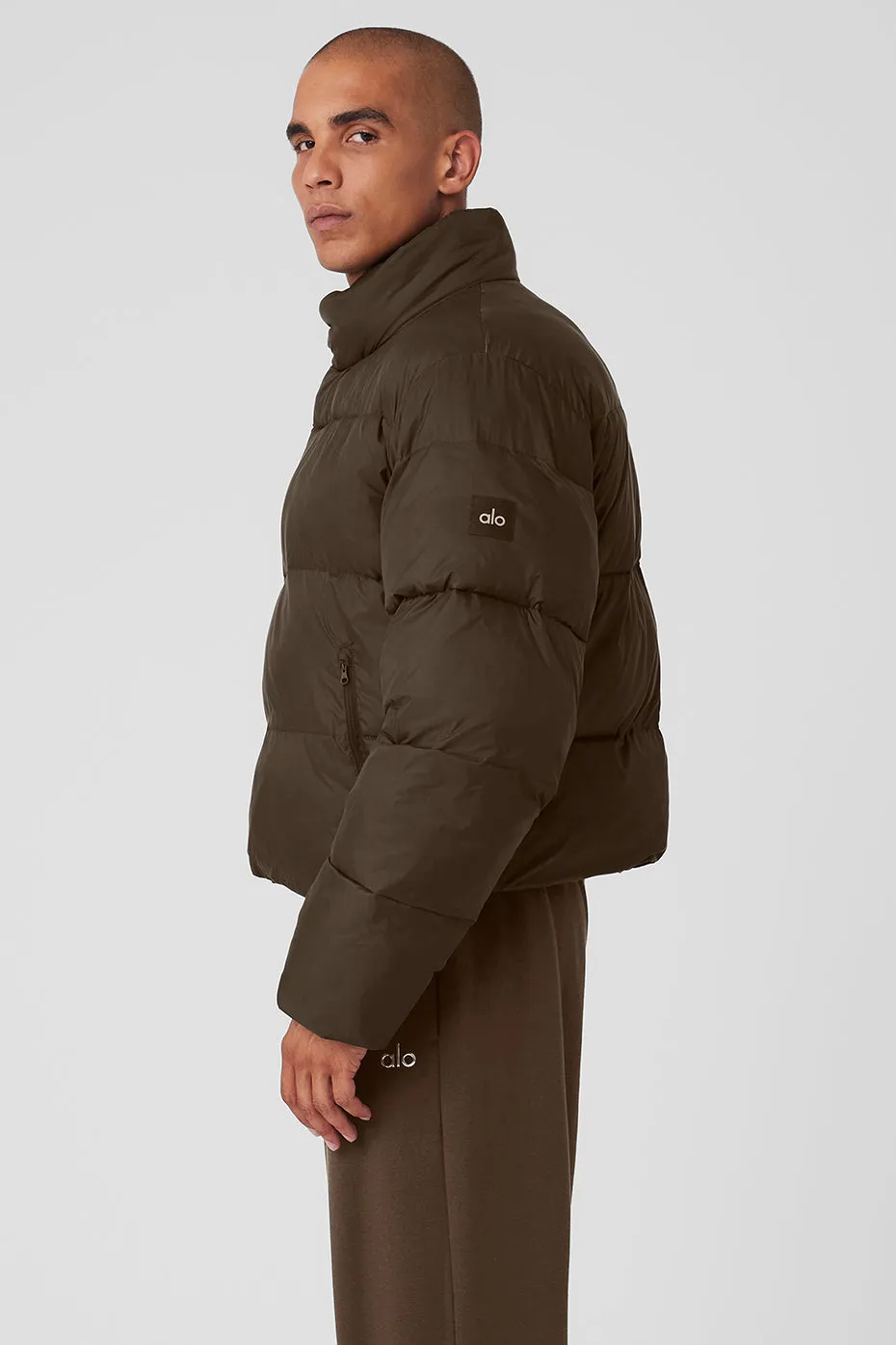 Platinum Puffer - Espresso