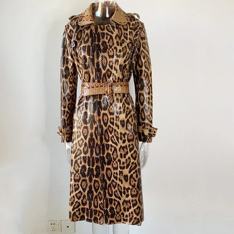 Pre Order:  Cheetah Trench Coat - @phenomenalkat