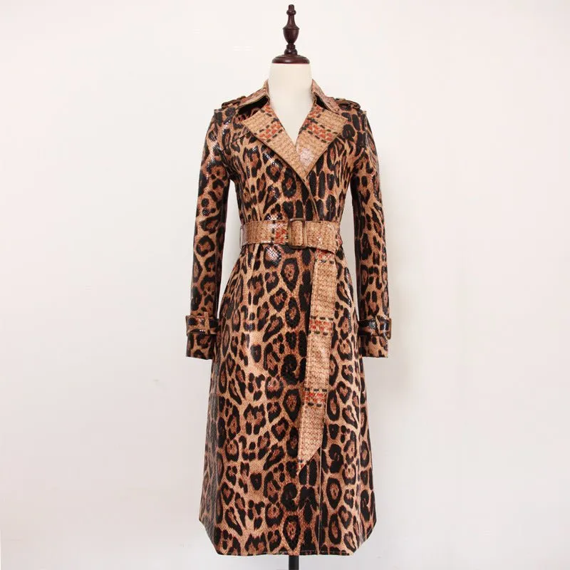 Pre Order:  Cheetah Trench Coat - @phenomenalkat