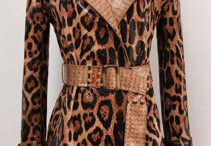 Pre Order:  Cheetah Trench Coat - @phenomenalkat