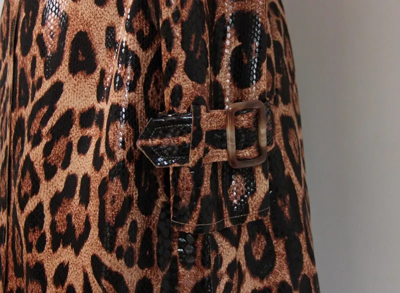 Pre Order:  Cheetah Trench Coat - @phenomenalkat