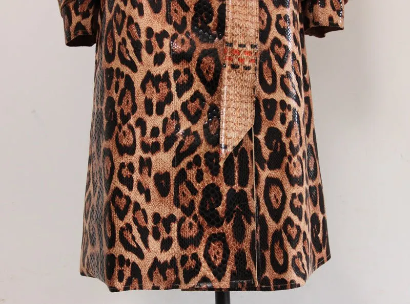 Pre Order:  Cheetah Trench Coat - @phenomenalkat