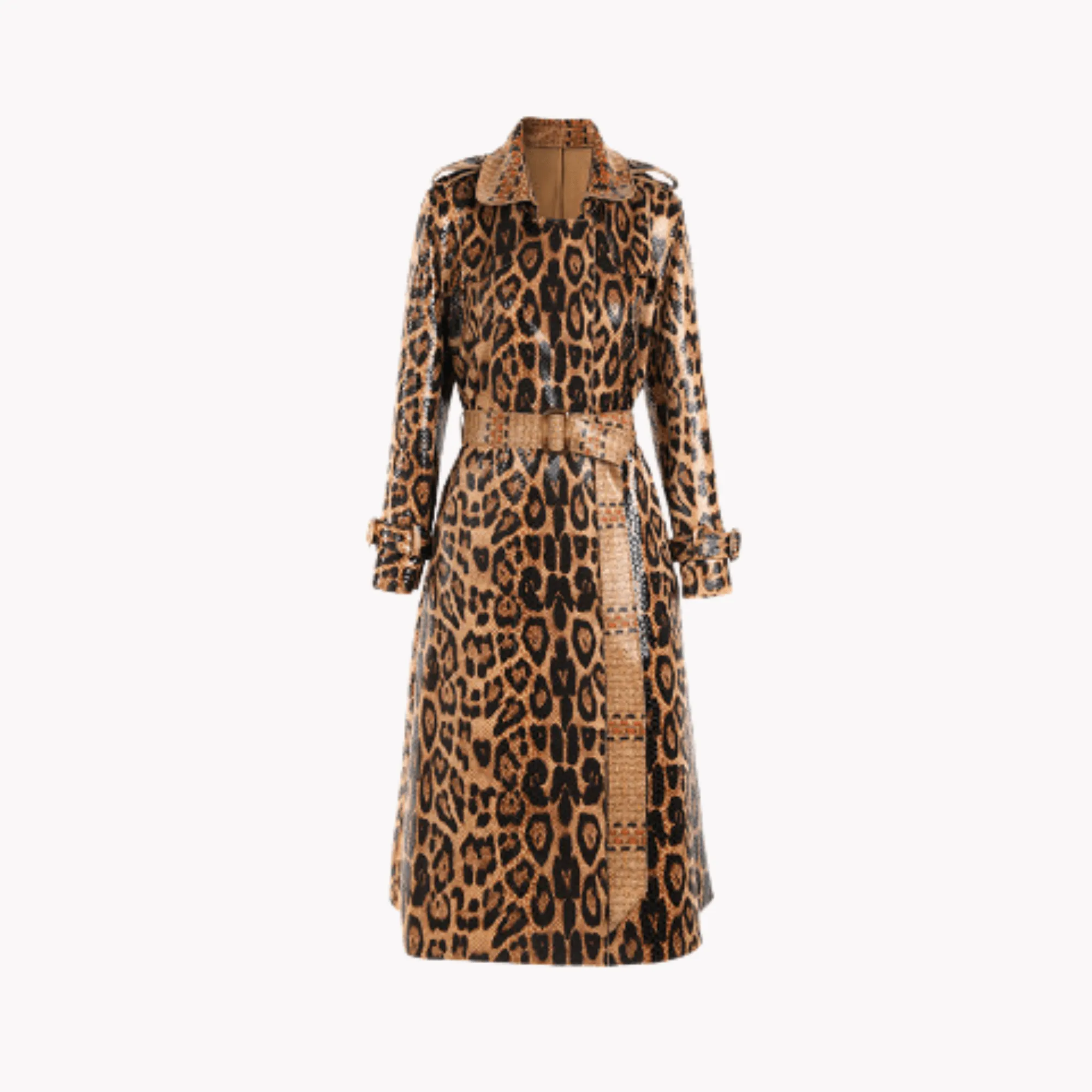 Pre Order:  Cheetah Trench Coat - @phenomenalkat