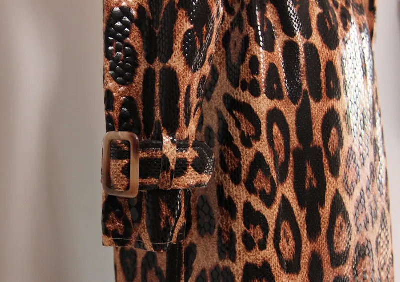 Pre Order:  Cheetah Trench Coat - @phenomenalkat