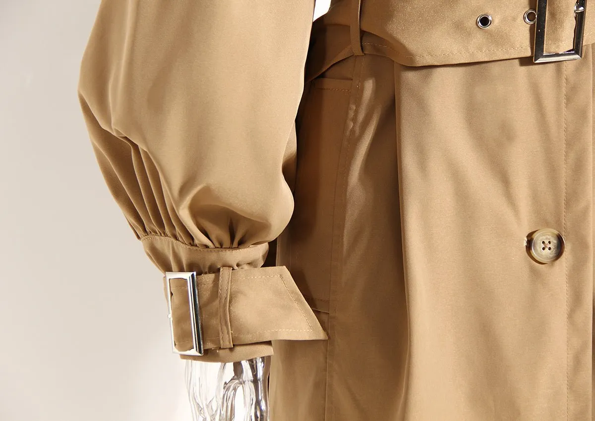 Pre Order:  Ruffle Trench Coat