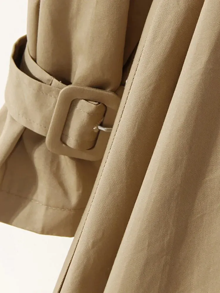 Pre Order:  Two-Tone Belted Trench Coat