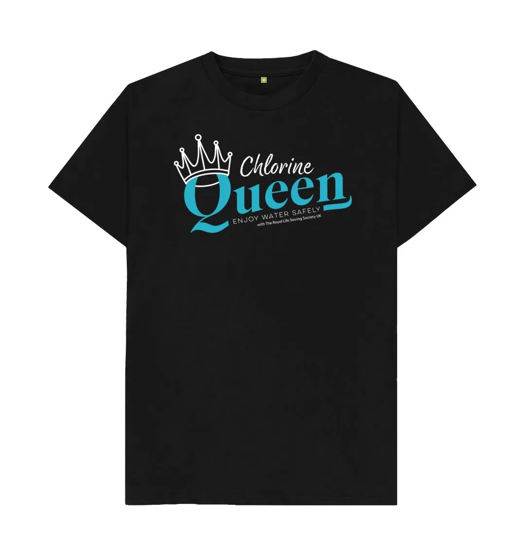 RLSS UK | Chlorine Queen Men's T-shirt | Short Sleeve Organic Cotton T-shirt