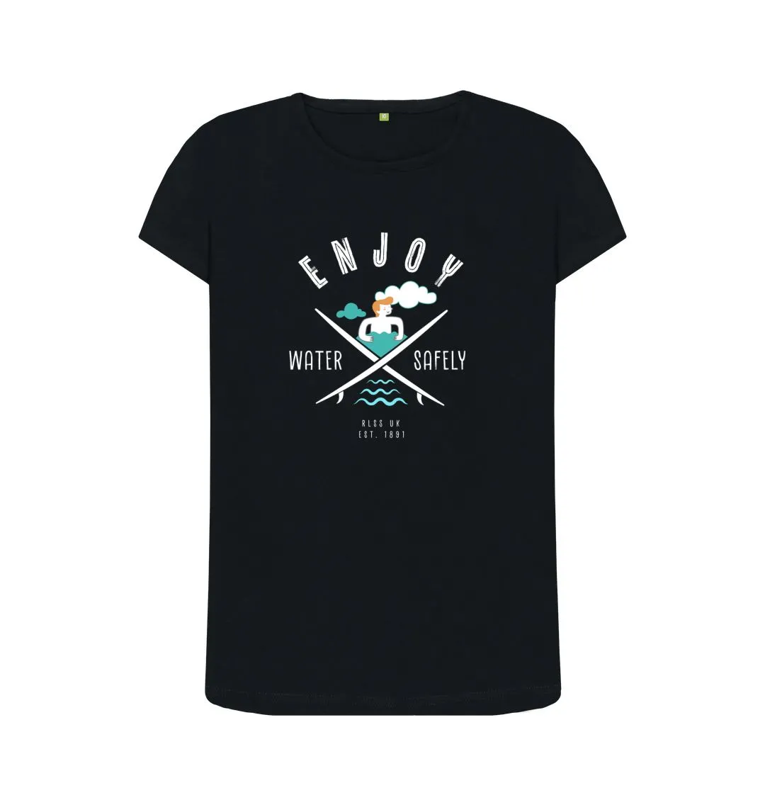 RLSS UK | Surf Women's T-shirt | Short Sleeve Organic Cotton T-shirt