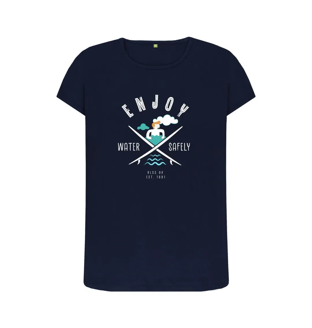 RLSS UK | Surf Women's T-shirt | Short Sleeve Organic Cotton T-shirt