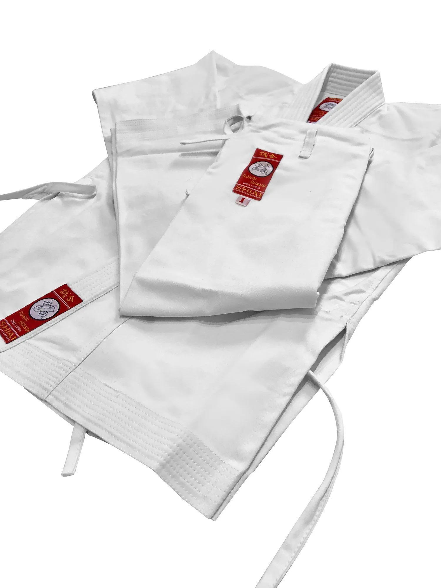 Ronin Brand Shiai Red label Brushed 14oz. Japanese Cut Karate Gi